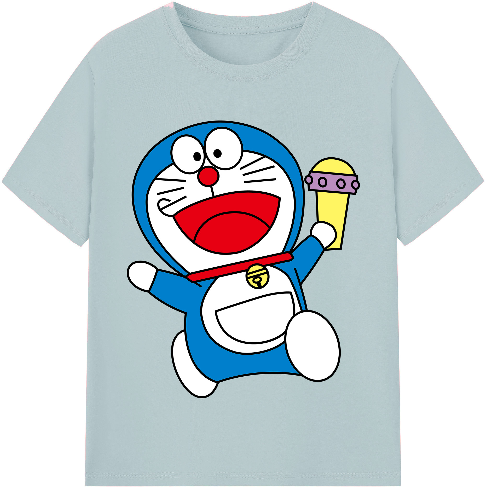 （画像用） ドラえもん Doraemon 綿100％半袖Tシャツ（フロントプリント）